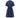 belted shirt dress - indigo