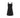 button wool sleeveless dress - black