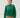 cable semi crop pullover - green