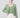 eyelet sleeveless cardigan set - mint